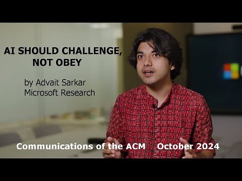 October 2024 CACM: AI Should Challenge, Not Obey