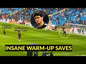 Senne Lammens INSANE warm-up saves before the Manchester Derby | Man United News