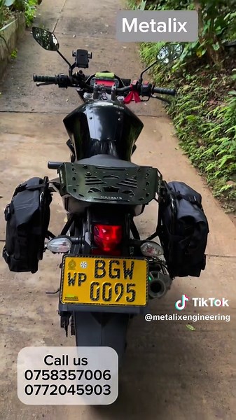 *FZ V2 Full Carrier Project* With waterproof, high-quality saddle bags. Get special discounts from *Metalix Mart*! If you need a high-quality carrier like this, call us: 📞 0772045903 | 0758357006