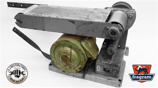 Rebuilding a vintage belt sander’s electric motor