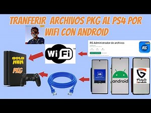 Transferir Archivos al PS4 por Wifi con Celular Android #ps4goldhen #PS4PKG #ps4gaming #PS4FTP