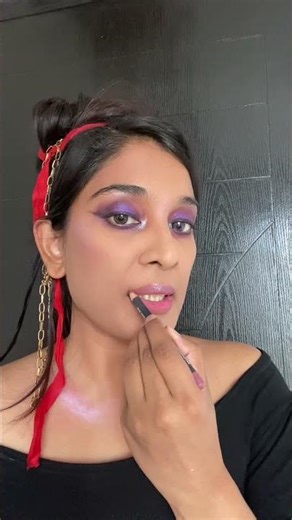 Bayonetta Makeup look in 55 Seconds 🔥#bayonettamakeup