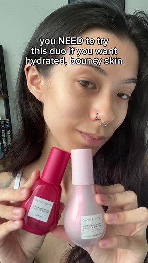 get that bounce with this hydrating duo ❤️🫧 #glowrecipe #viralskincare #TikTokMadeMeBuyIt #bouncyskin