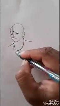 How to draw a brahmin easy tutorial