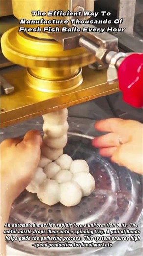 The Efficient Way To Manufacture Thousands Of Fresh Fish Balls Every Hour