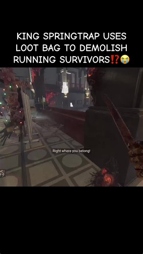 King Springtrap’s Epic Loot Bag Takedown in Dead by Daylight