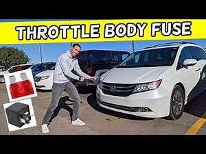 HONDA ODYSSEY THROTTLE BODY FUSE LOCATION, THROTTLE BODY PROBLEM 2011 2012 2013 2014 2015 2016 2017