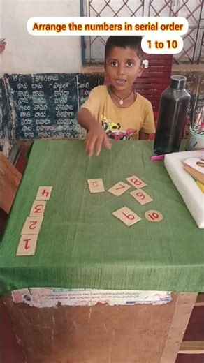 arrange the numbers in serial order#numberactivities