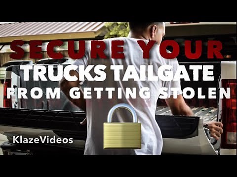 How To Install A Theft Lock on Your Truck's Tailgate for $1