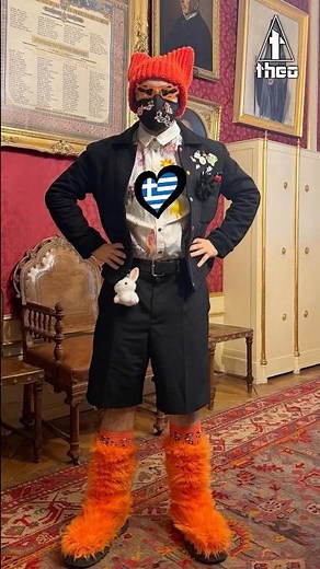Ελλάδα Akylas συναντήθηκε με μαθητές στη Βιέννη! Eurovision 2026 #Ferto 🐯🐈‍⬛ #ακυλασ #greece #School