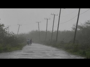 Watch: Streets flood in Kingston as Hurricane Melissa slams Jamaica