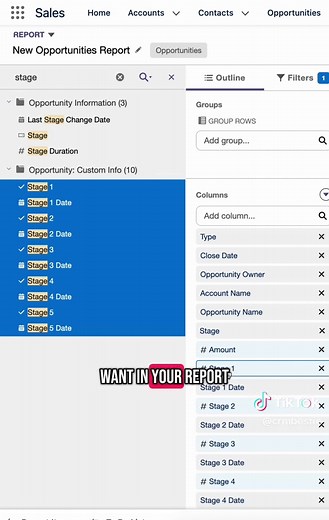 Salesforce Report Trick: Add Multiple Fields Effortlessly