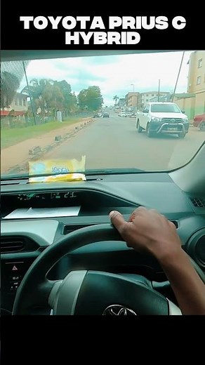 POV: Toyota Prius C Hybrid city drive