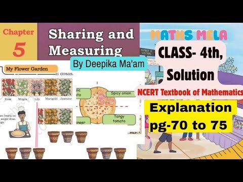 Class - 4th| chapter -5| sharing and measuring| new NCERT book maths Mela| fractions| whole to parts