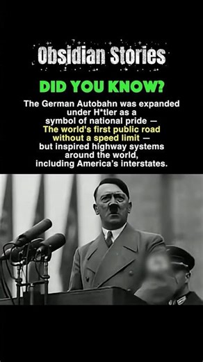 Hitler's Autobahn Myth Exposed