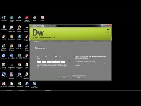 How to install Adobe Dreamweaver CS4
