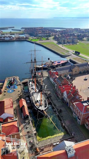 HMS Trincomalee - Short Aerial Look | Historic Ship in Hartlepool