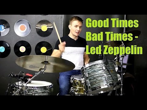 Good Times Bad Times Drum Tutorial - Led Zeppelin