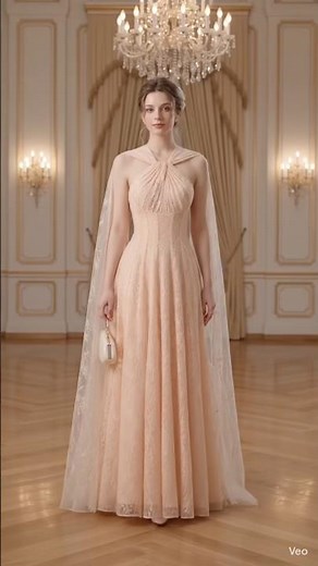 Calia Layered Tulle Maxi Dress | Romantic Luxury Wedding Guest Dress by Aunomay
