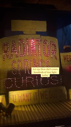Making hundreds of tiny light bulbs #miniature #crafts #pixarcars #tiny #arttutorial
