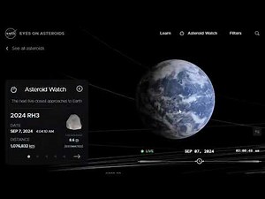 Live Asteroid monitoring via NASA's Eyes on Asteroids
