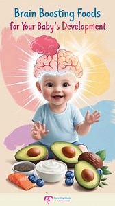 6.6K views · 60 reactions | 易 Brain Boosting Foods for Your Baby!...