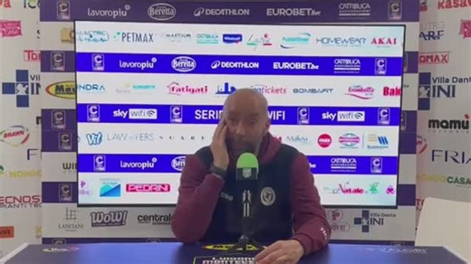 VIDEO | Bucchi: "Non era il miglior Arezzo della stagione. Il punto me lo tengo stretto"