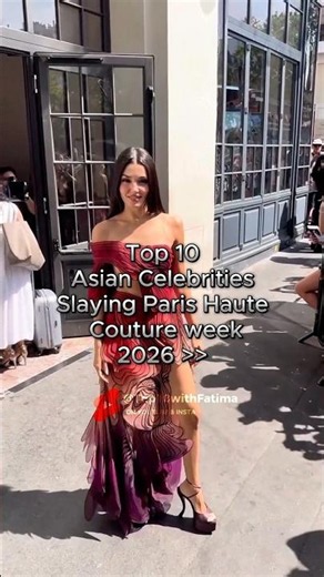 Asian Celebrities Slaying Paris HCW #asian #celebrity #shorts