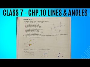 Exercise 10 B Full. Class 7. Chp 10 Lines and Angles. Oxford Mathematics