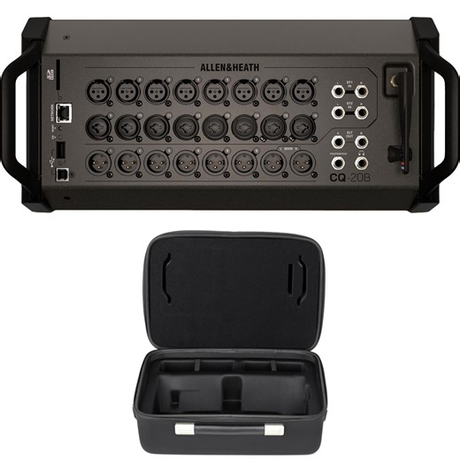 Allen & Heath CQ-20B 20-channel Rackmounted Digital Mixer with Padded Carry Bag