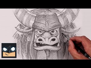 How To Draw Kai | Kung Fu Panda Sketch Tutorial - Videos For Kids
