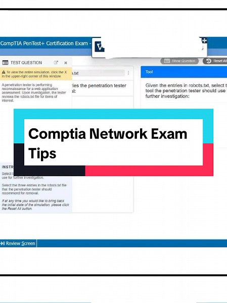 Comptia Network Exam Tips #studytok #exam #comptiacertification #study