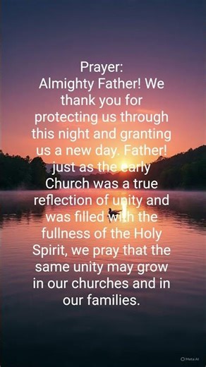 The Early Church - A Living Example of Unity!