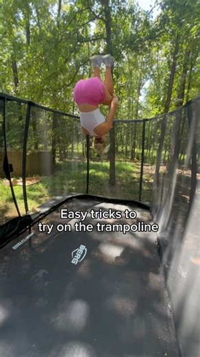 Cassidy Malsch | Fun and easy tricks to try on the trampoline! #trampoline #flips #gymnastics #backflip #frontflip #handstand #trampolineworkout... | Instagram