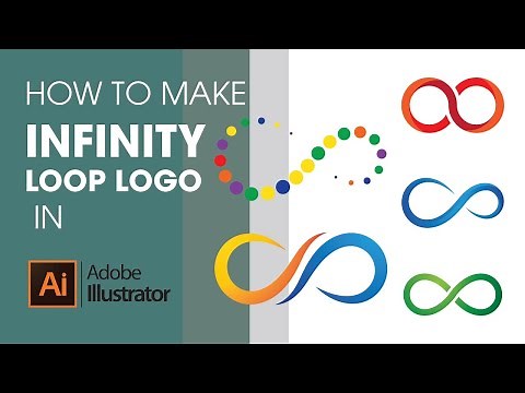 How to Make Infinity Loop Logo /icon in Adobe illustrator