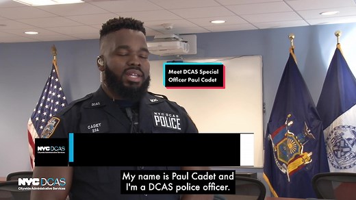The role of DCAS Police is to keep tenants, visitors, and staff in DCAS buildings safe. Meet Special Officer Paul Cadet, who supports this mission through his work each day. #Police #lawenforcement #publicsafety #newyork #newyorkcity #nyc #government