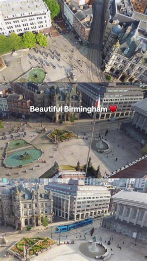 Birmingham city from a drones perspective. This footage was captured in summer, found it in my gallery! Captured on Mini 2K
