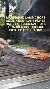 this is what I made as a personal chef in beverly hills! grilled marinaded lamb chops!