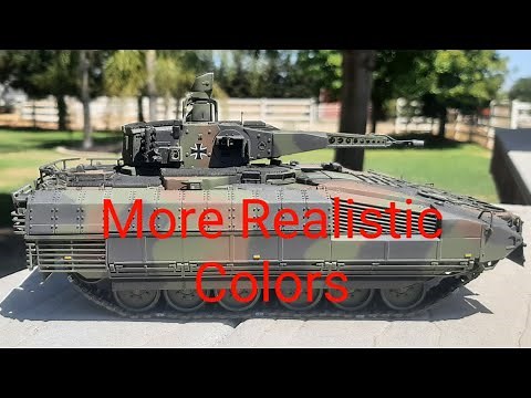 How to Paint RFM SPZ Puma 1/35 with Mr Hobby paint for real looking Modern German NATO (Video #80)