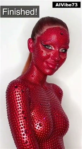 Fan Recreates the MOST IMPOSSIBLE Red Gem Outfit 💎 24 Hour Makeup Challenge Gone WRONG
