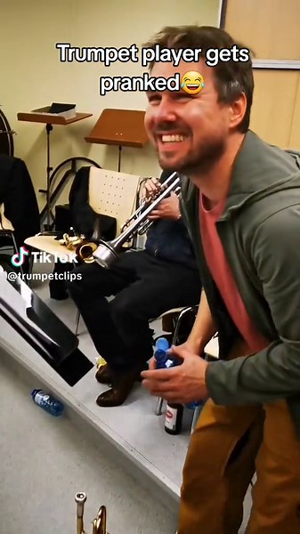 Funny Prank on Trumpet Player Goes Hilariously Wrong