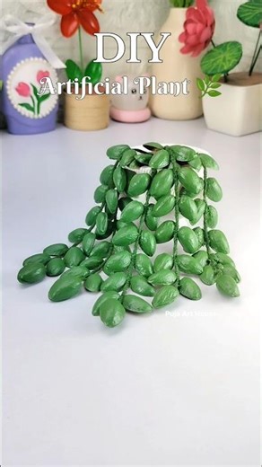 DIY planter | pista shell crafts | #diy #handmade #diycrafts #shorts #artificial #viralshorts #art