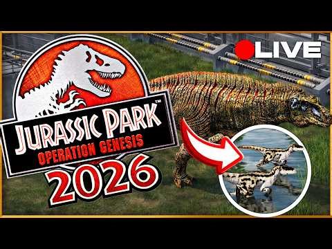 Jurassic Park Operation Genesis 2026 – Velociraptoren und Acrocanthosaurus? (Live)