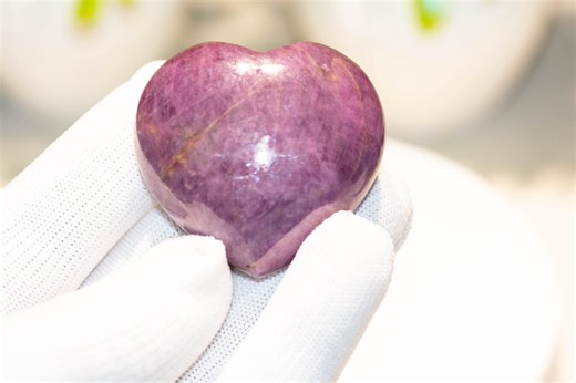 Red Ruby Heart: July Birthstone Healing Crystal (1.6 Inch) - Etsy
