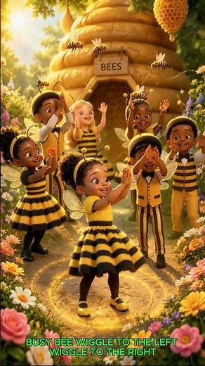 🐝 Buzz Buzz Honey Bees | Fun Bee Dance Song for Kids 🐝