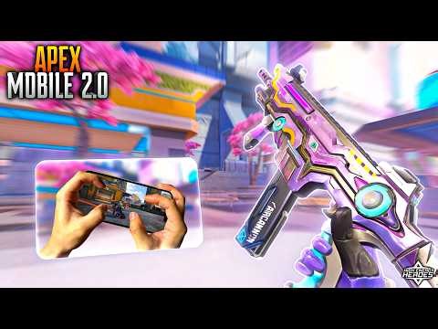 High Energy Heroes Four Finger Claw Handcam Gameplay🔥| Apex Mobile 2.0 | 高能英雄
