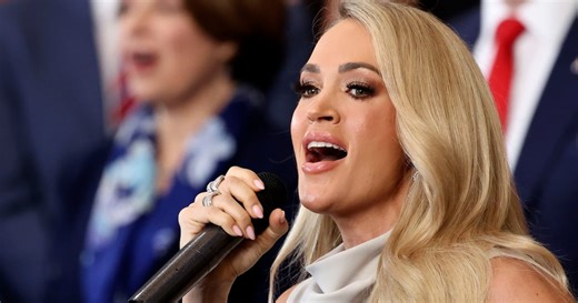 Carrie Underwood performs at inauguration