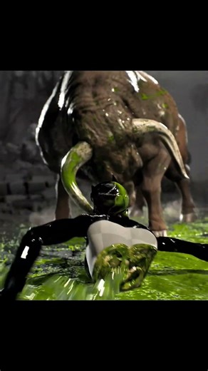 Conan vs Catwoman: Bull Animality! 🐃😼 #mk1 #conan