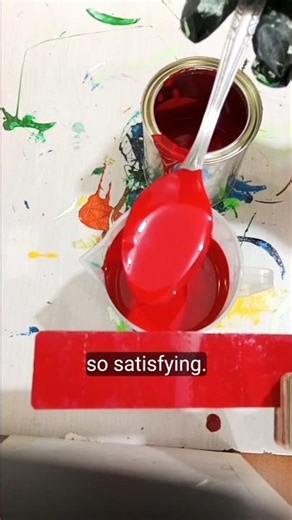 Matching smash red colors#paintmixing#short#paint