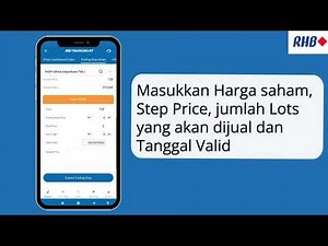 Tutorial Trailing Stop Order RHB Tradesmart